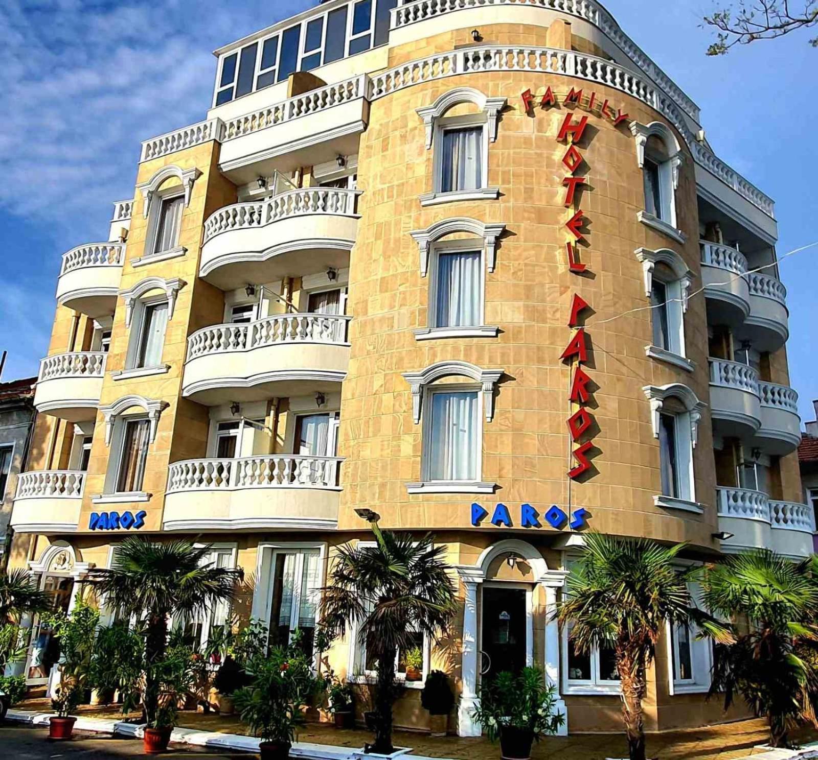 Family Hotel Paros Pomorie Exterior foto