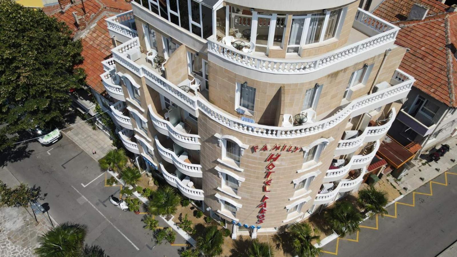 Family Hotel Paros Pomorie Exterior foto